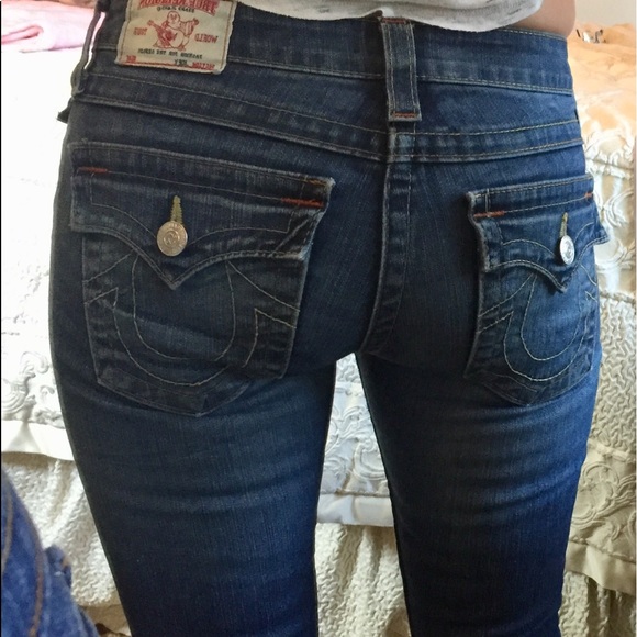 True Religion Joey Flare Jeans Size 27 - Picture 13 of 13